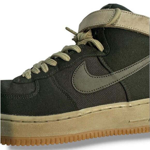 Nike Women's Air Force 1 High Utility Sneakers Green Size 8 - Picture 7 of 9